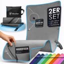 NirvanaShape Reisehandtuch Mikrofaser Handtuch, Badehandtuch, Reisehandtuch, Sporthandtuch, Ecktasche mit Reißverschluss, saugfähig, leicht, schnelltrocknend Bild 2