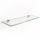 Tulup Glasregal Wandhalterung Transparent Verchromt Bild 2