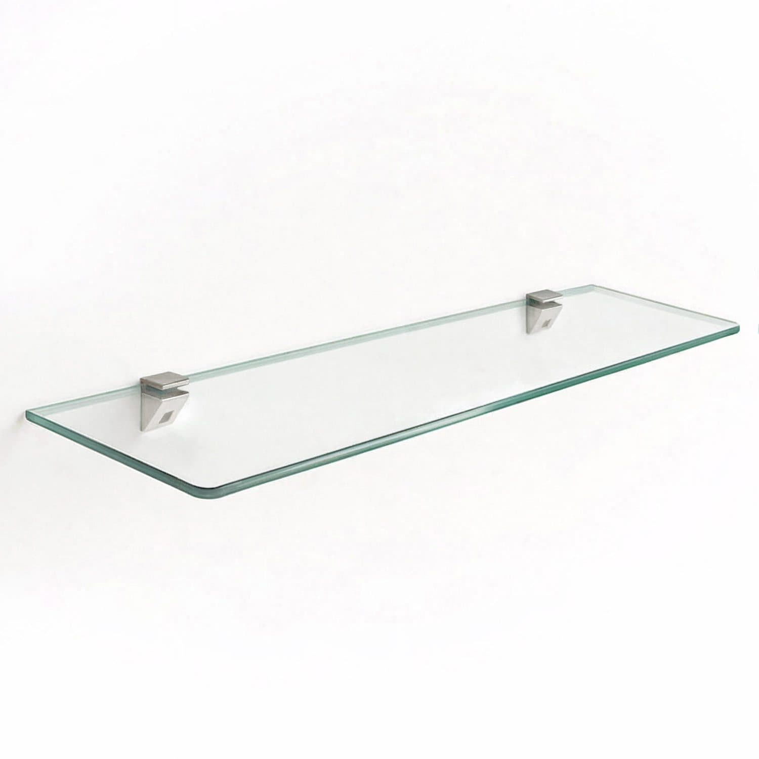 Tulup Glasregal Wandhalterung Transparent Verchromt - Bild 2