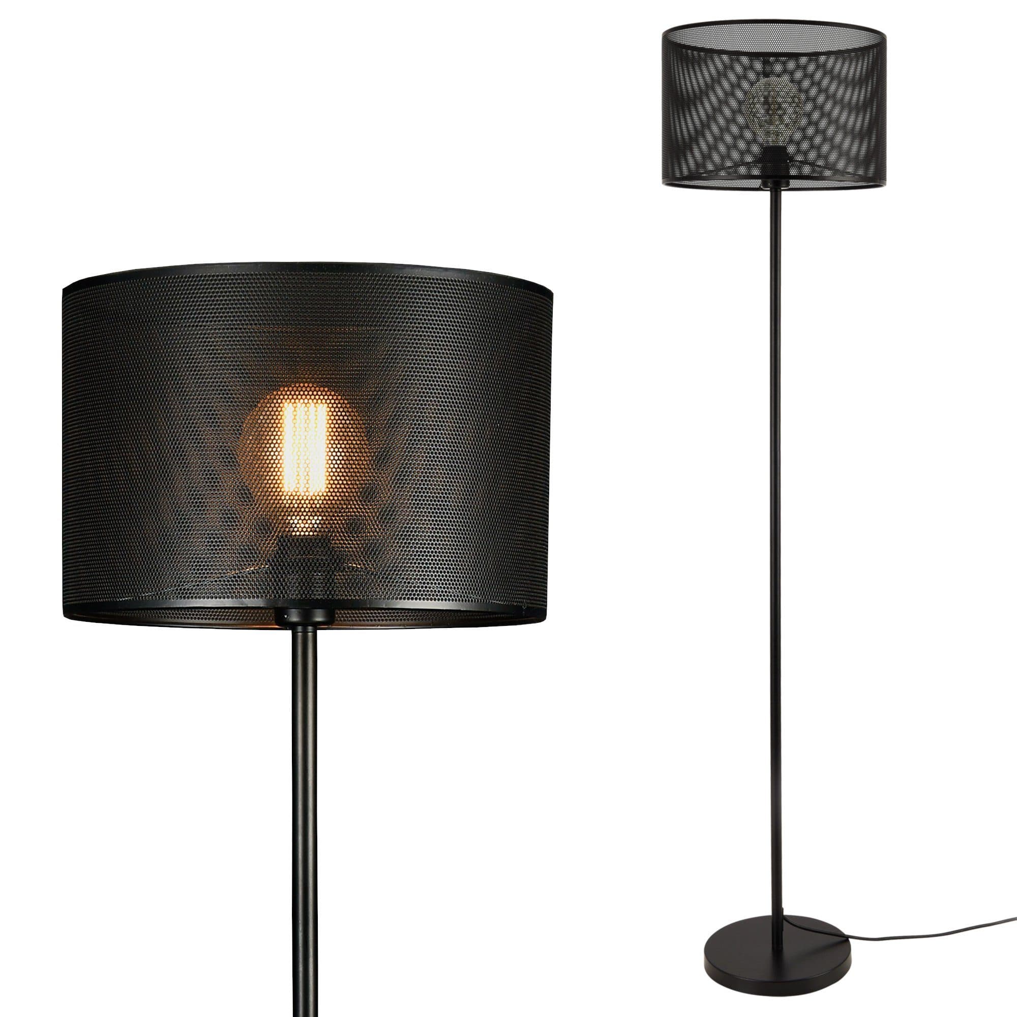 lux.pro Stehlampe »Hjo« Schwarz Metall Modern - Bild 2