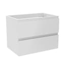 duschspa Waschtischunterschrank Hochglanz Weiß Hängeschrank 50-120 cm Bild 2