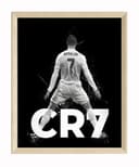 JUSTGOODMOOD Poster Christiano Ronaldo CR7 Schwarz Weiß Fußball Bild 2