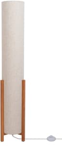 Näve Stehlampe Matida Holzgestell Textilschirm Natur Bild 2