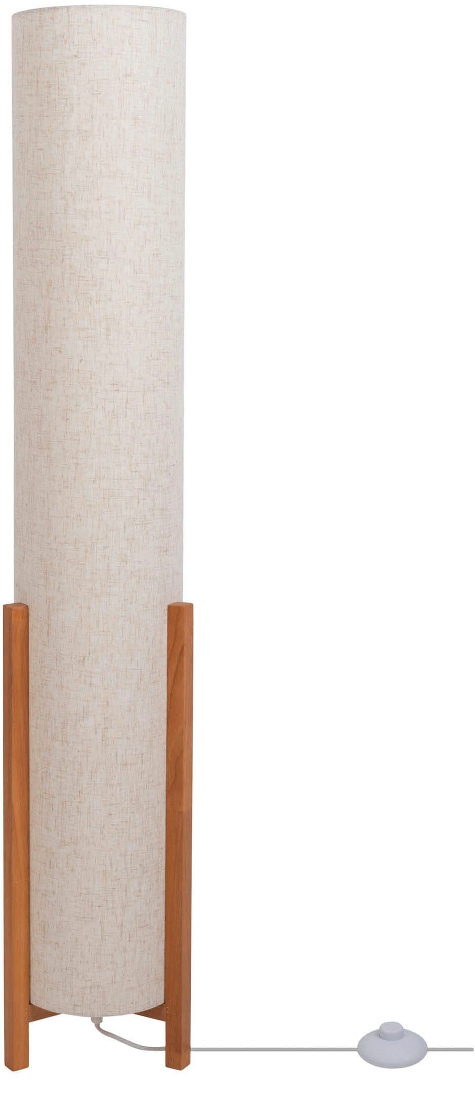 Näve Stehlampe Matida Holzgestell Textilschirm Natur - Bild 2