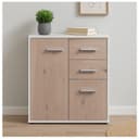 HTI-Living Sideboard Kommode Nina Weiß Artisaneiche Bild 2