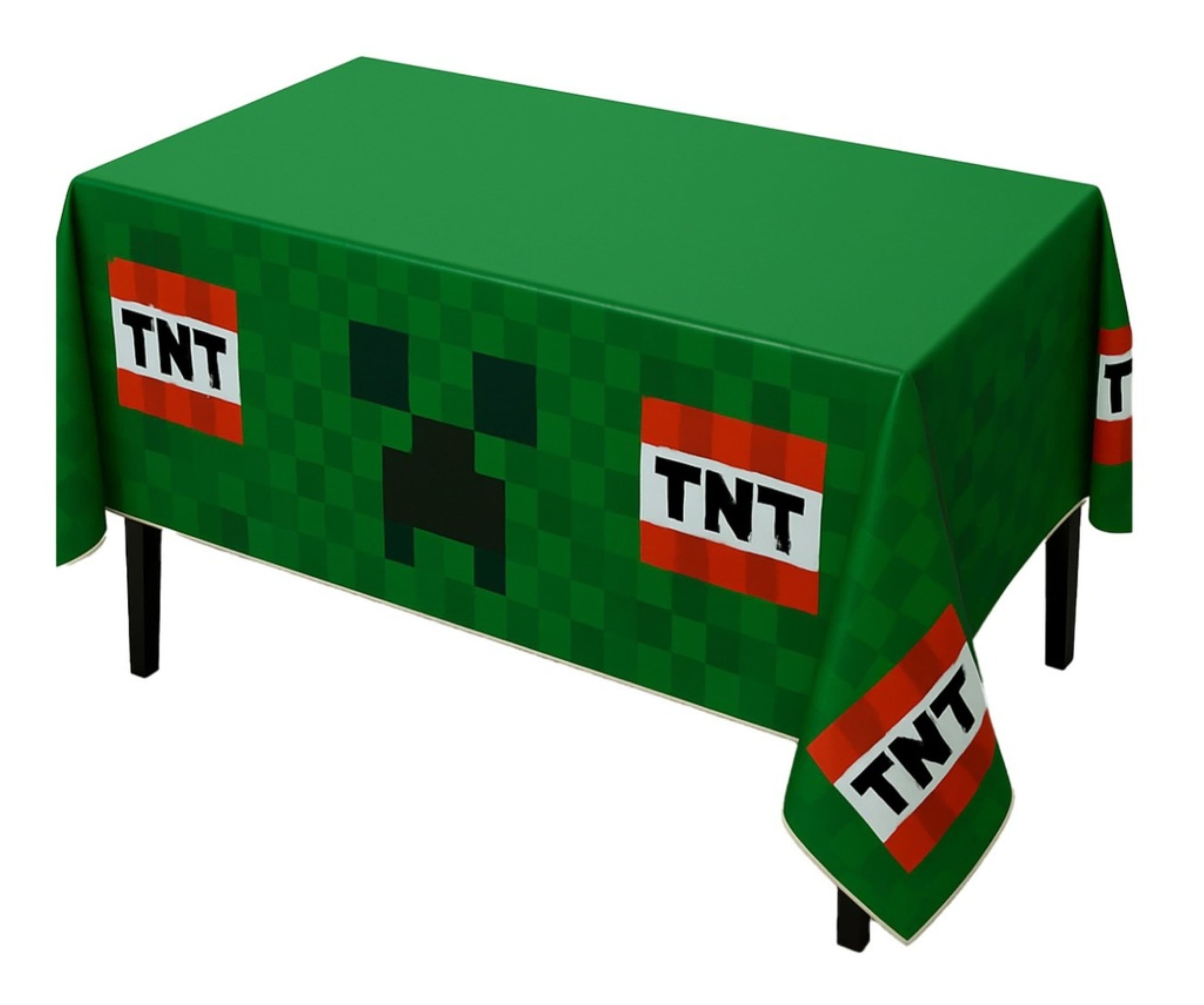 Minecraft Tischdecke Pixel Party TNT 120x180 cm