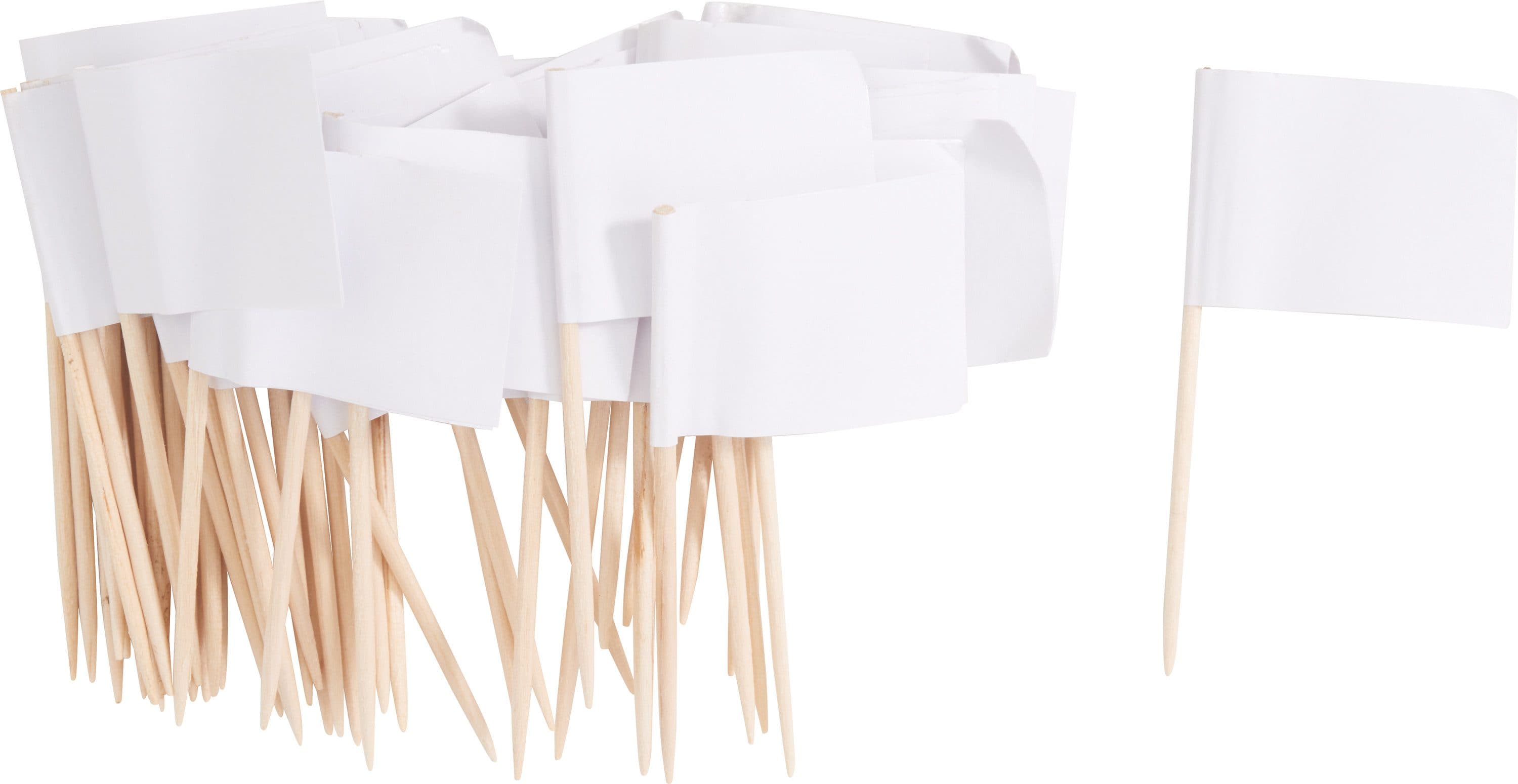 VBS XXL Wimpelkette Fähnchen mit Holzstiel