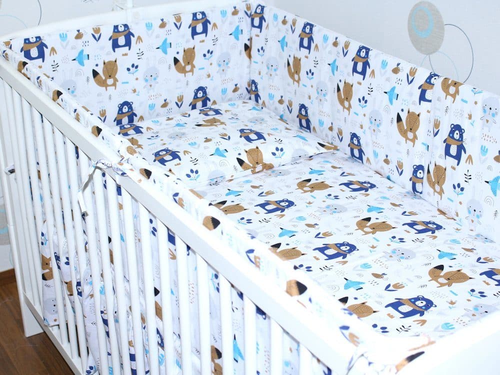 Primawela Baby-Bettumrandung Nestchen 420 cm mit Bändchen