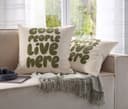 homsy by Ana Johnson Dekokissen Glamery 100 % Baumwolle 3D Stickerei Bild 2