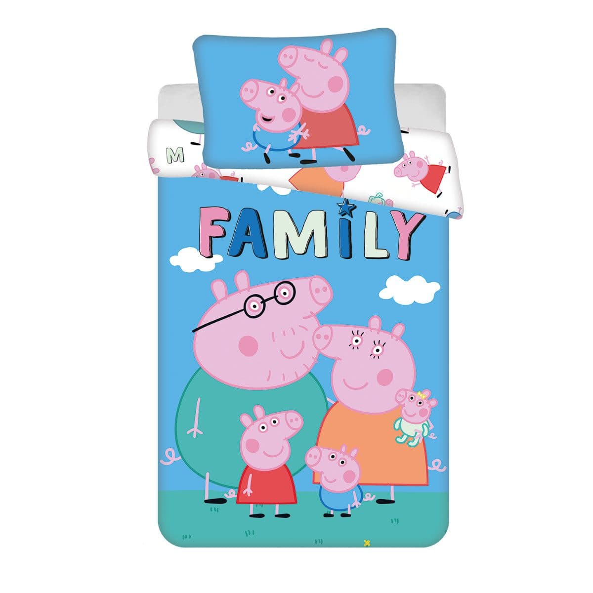 Jerry Fabrics Kinderbettwäsche Peppa Pig Set 100x135 cm - Bild 2