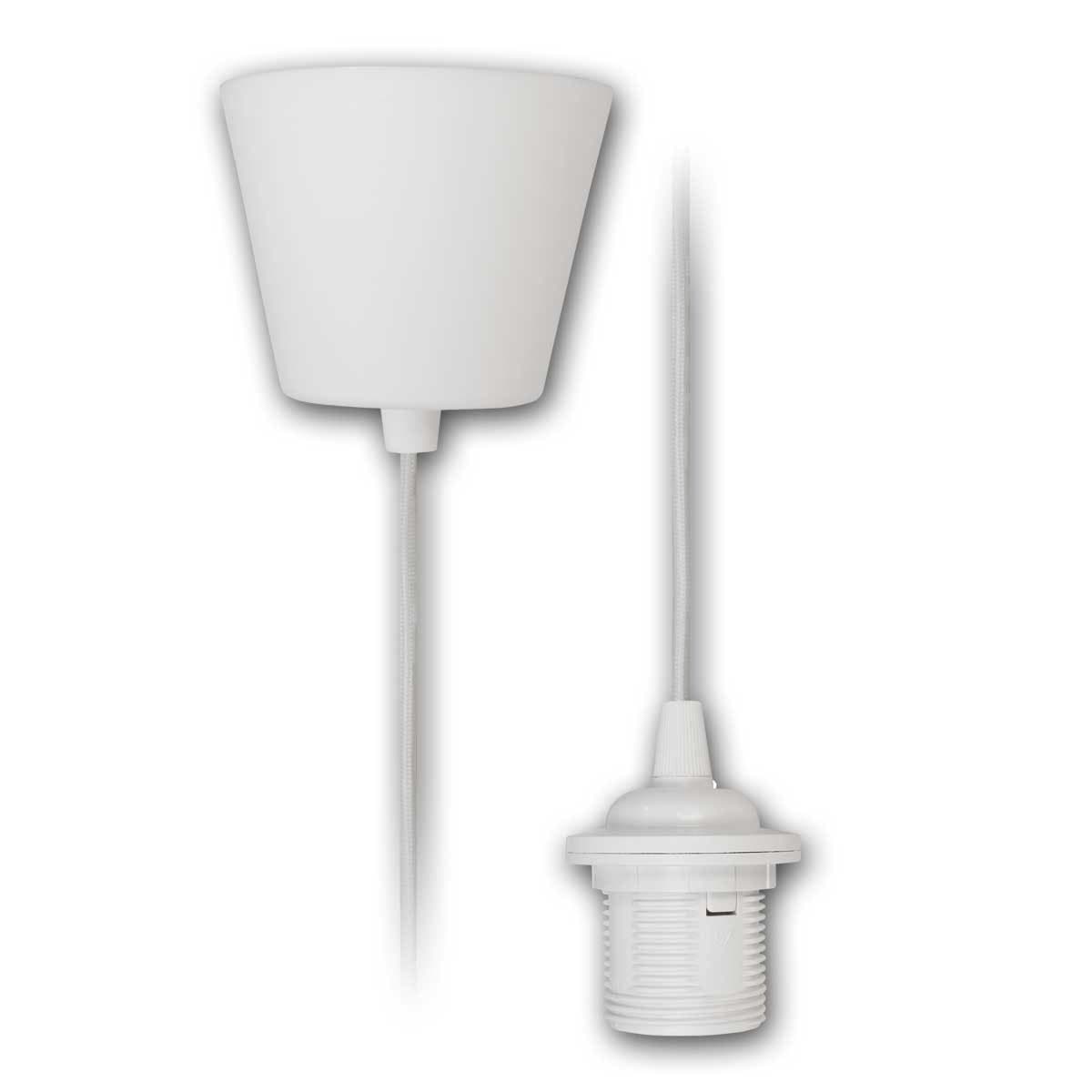 McShine Lampenfassung E27 Weiß 1,2m Kabel - Bild 2