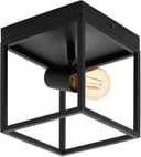 Deckenlampe Silentina einflammig Schwarz Kubusform Bild 2