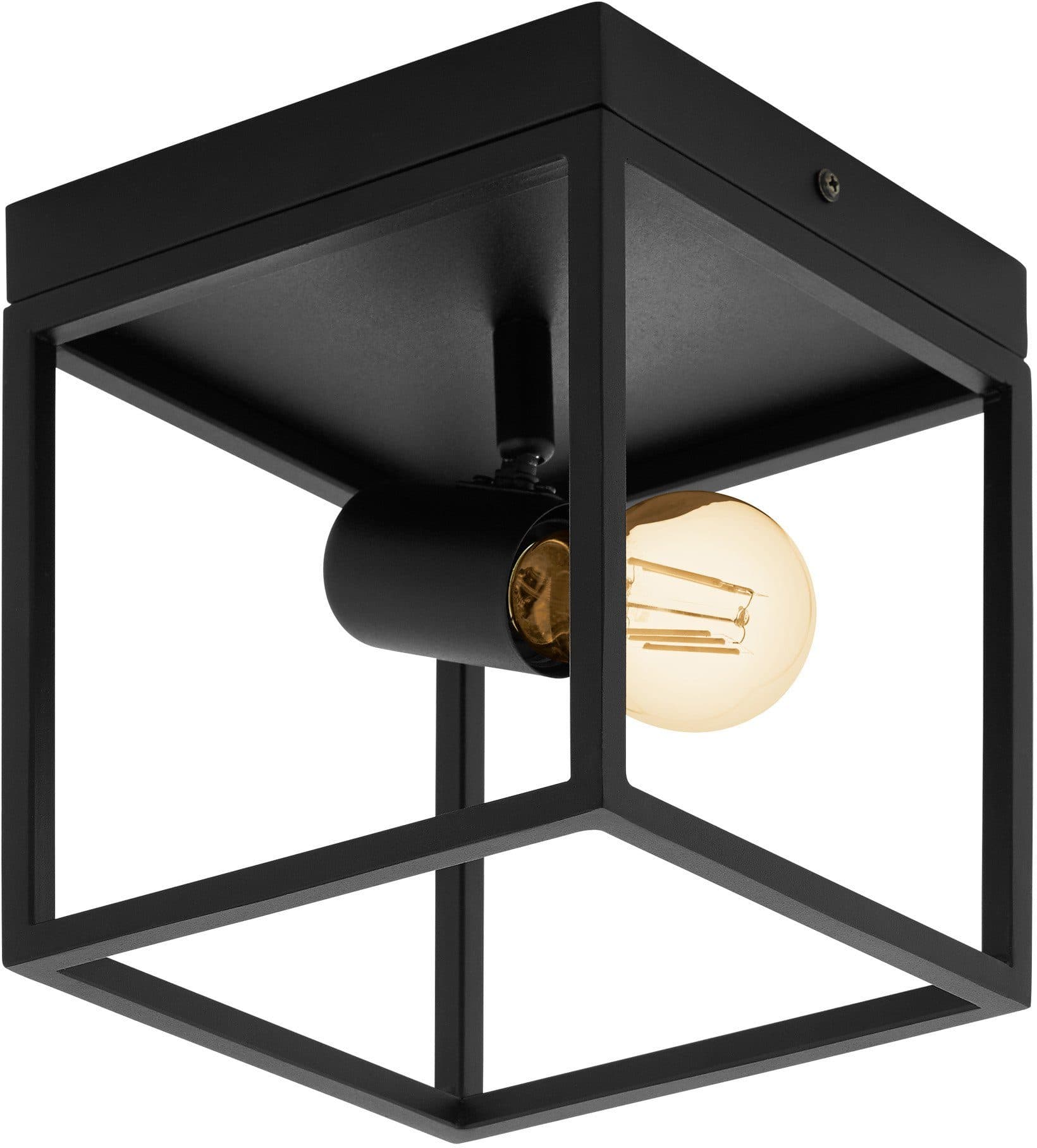Deckenlampe Silentina einflammig Schwarz Kubusform - Bild 2