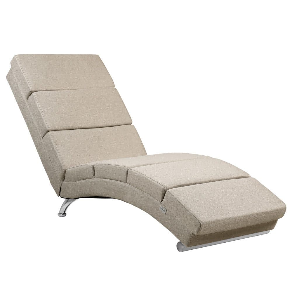 Casaria Relaxliege London Beige Ergonomisch Gepolstert - Bild 2