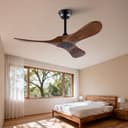 Rolipo Deckenventilator 42 Zoll Propeller Design Massivholz Fernbedienung Bild 2
