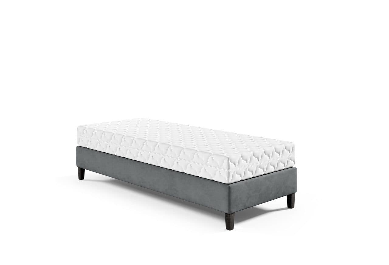Best for Home Boxspringbett Massivholz Grau Modernes Bettgestell - Bild 2