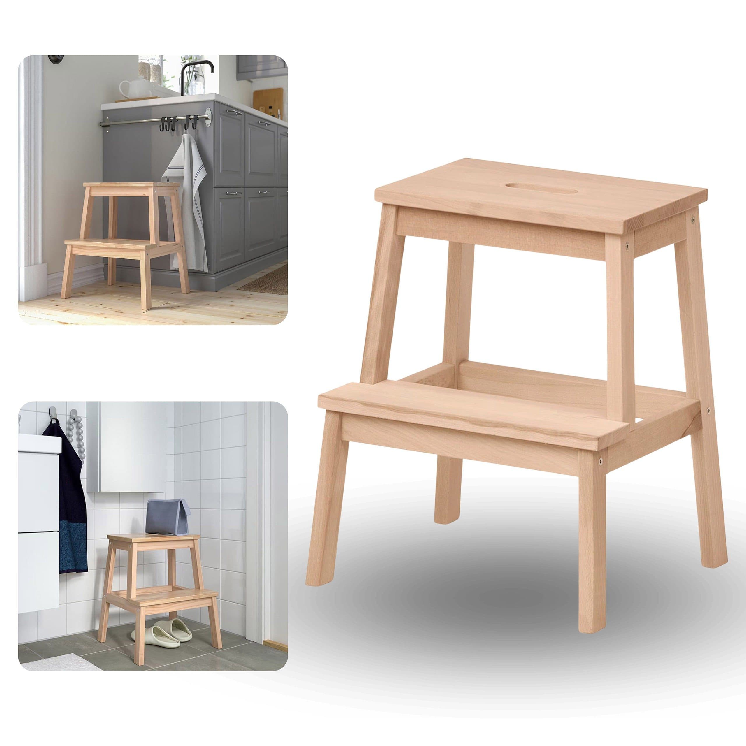 IKEA BEKVÄM Tritthocker Massivholz Buche - Bild 2
