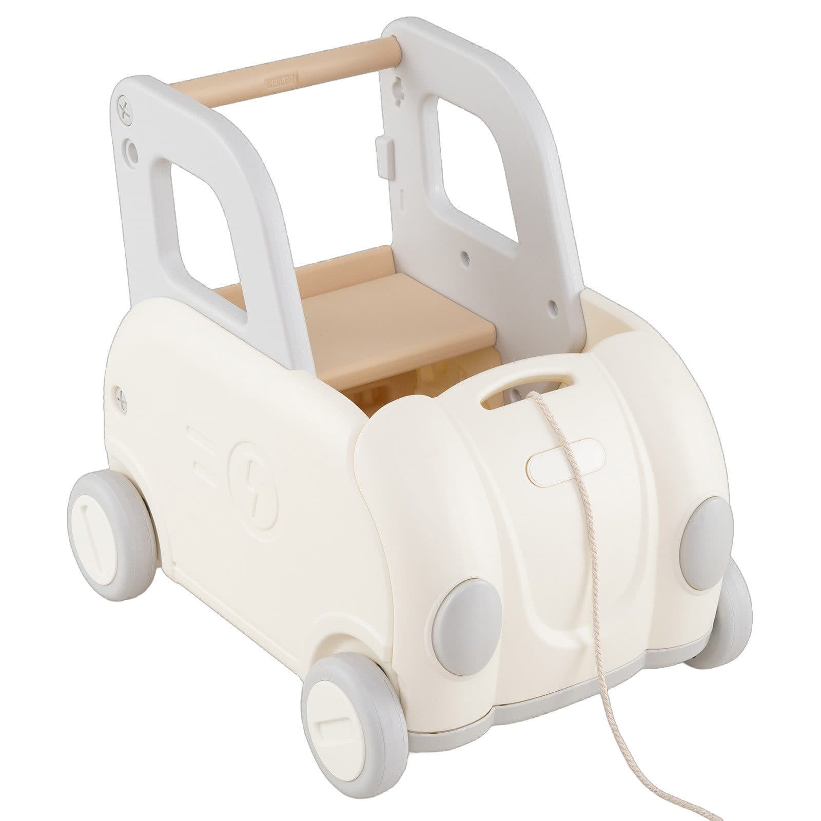 COSTWAY Lauflernwagen 3-in-1 Baby Lauflernhilfe mit Klappsitz - Bild 2