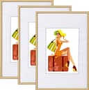 Woltu Bilderrahmen Set 3 St. Kunststoff Rahmen Glasvorderseite Bild 2