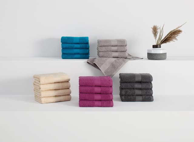 My Home Eva Handtuchset: Flauschige Baumwollhandtücher in Premium-Qualität