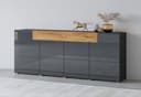 OTTO HOME Sideboard Toledo Modern Anthrazit Hochglanz Bild 2