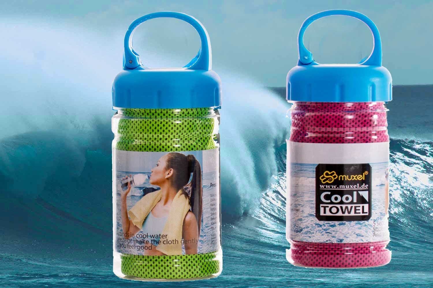 Muxel Cool Down Towel 2er Set Kühlfaser Sporthanduch Bunt - Bild 2