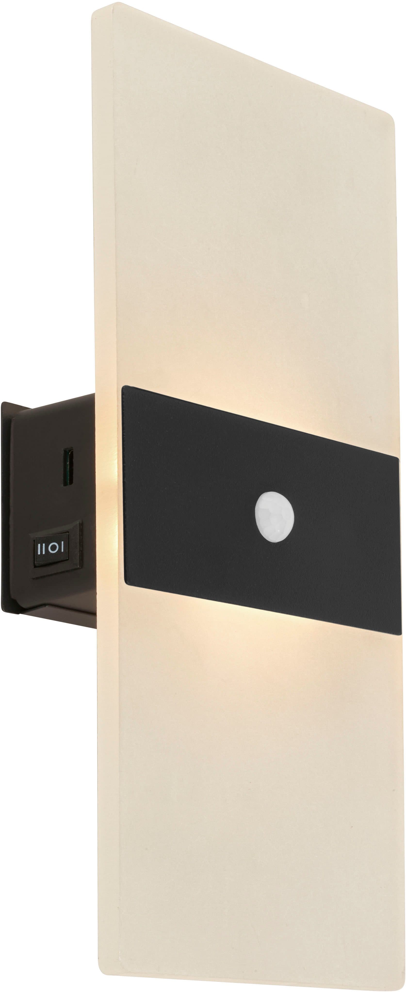 Briloner Leuchten LED Wandleuchte AURA 3888015 Schwarz