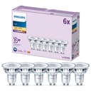Philips LED-Leuchtmittel Classic GU10 6 St. Warmweiß Non-Dim Bild 2