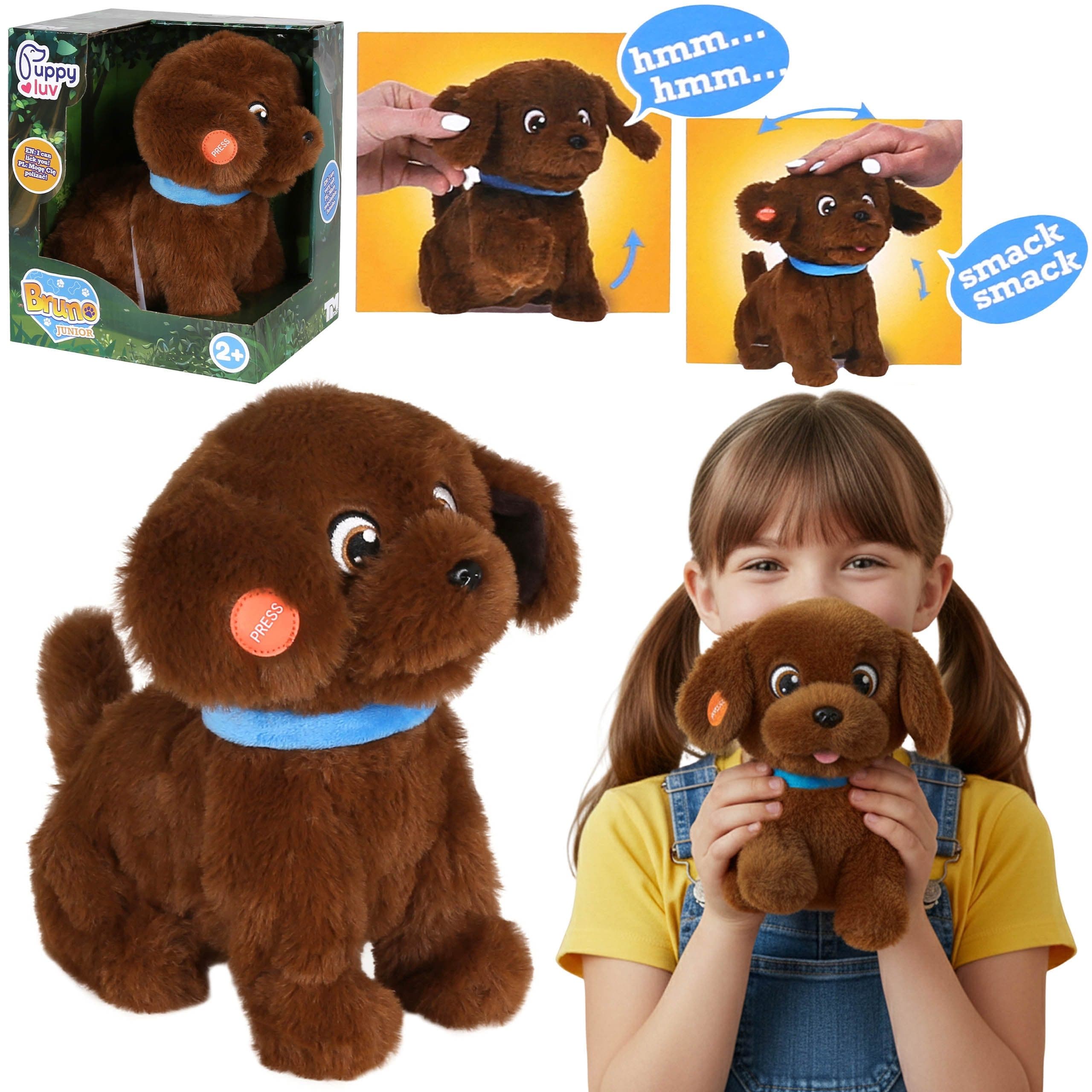 Sarcia.eu Kuscheltier Puppy Luv Junior Bruno Interaktiver Labrador-Welpe - Bild 2
