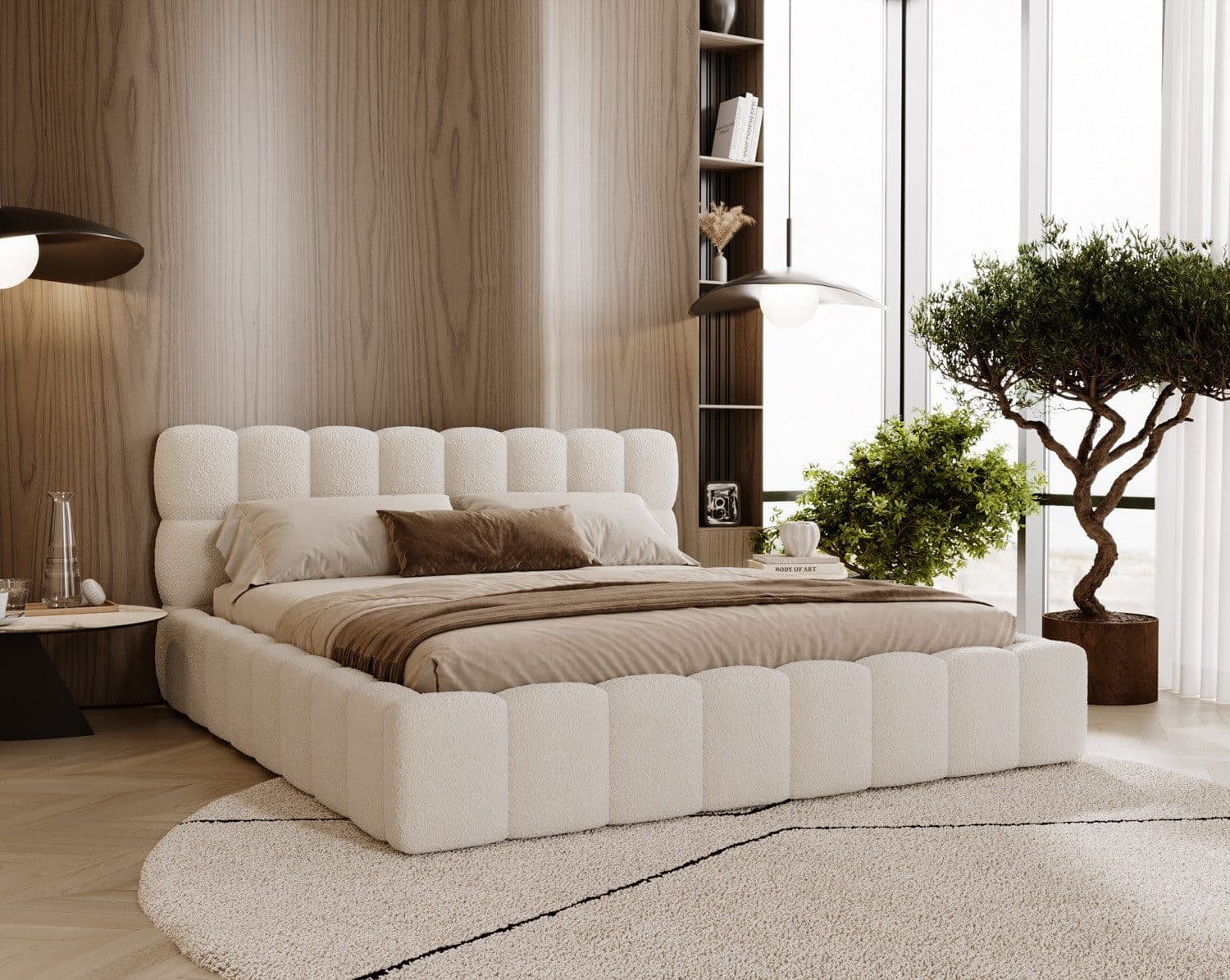 Labett Polsterbett ALMA Bubble Bouclé-Stoff - Bild 2