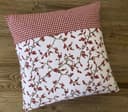 matches21 HOME & HOBBY Kissenbezug 40x40 cm Landhaus Hagebutten rot weiß Bild 2