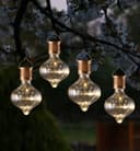 MARELIDA LED Solarleuchte 4er Set Transparent Warmweiß Bild 2