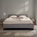 IDIMEX Polsterbett LAVORO Doppelbett 140x200 cm Grau Bild 2
