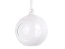 partydeco Teelichthalter Glaskugel 10cm klar transparent Bild 2