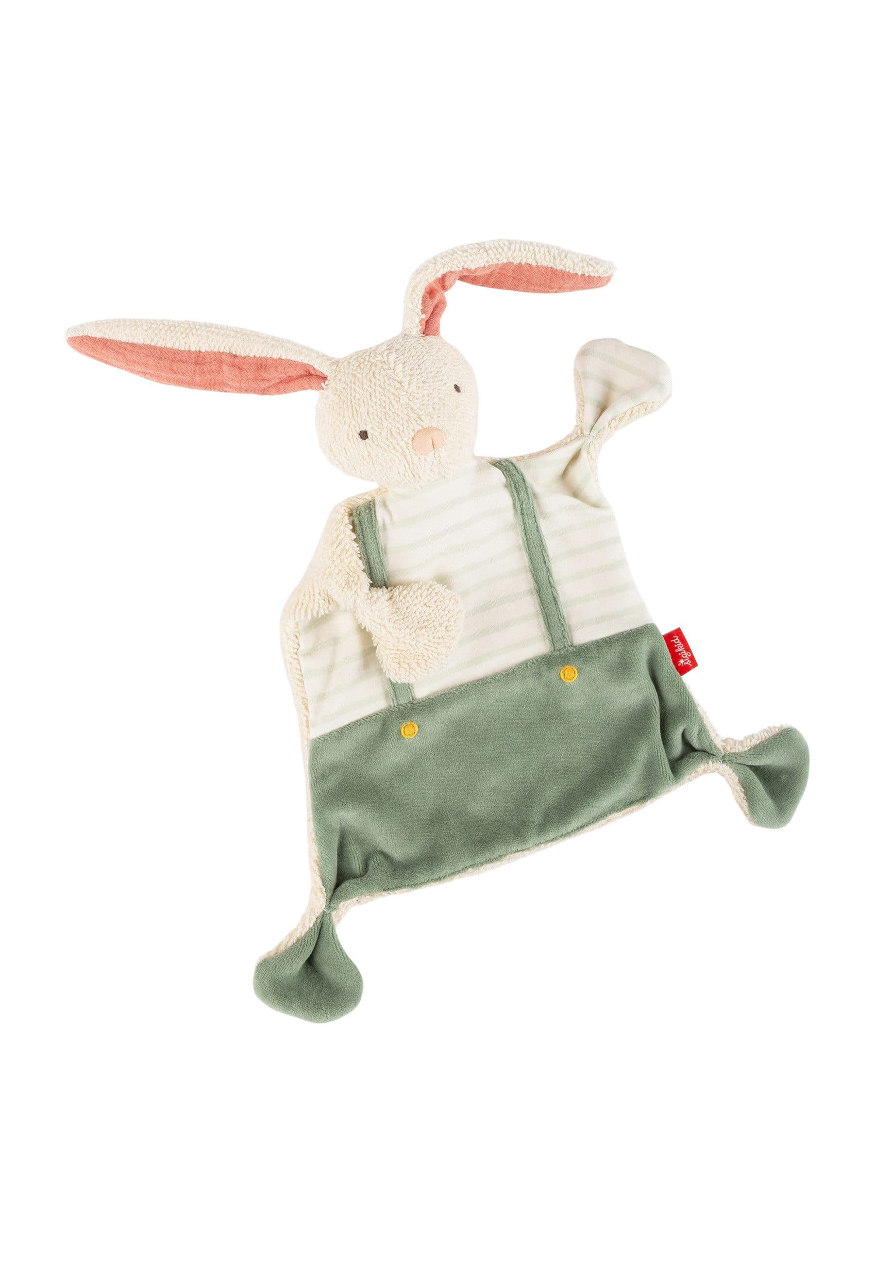 Sigikid Schnuffeltuch Hase grün für Babys und Kinder Jungen - Bild 2