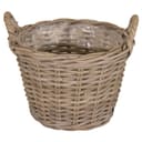 colourliving Weidenkorb "Potato" mit Henkel und Folieneinsatz Braun Bild 2