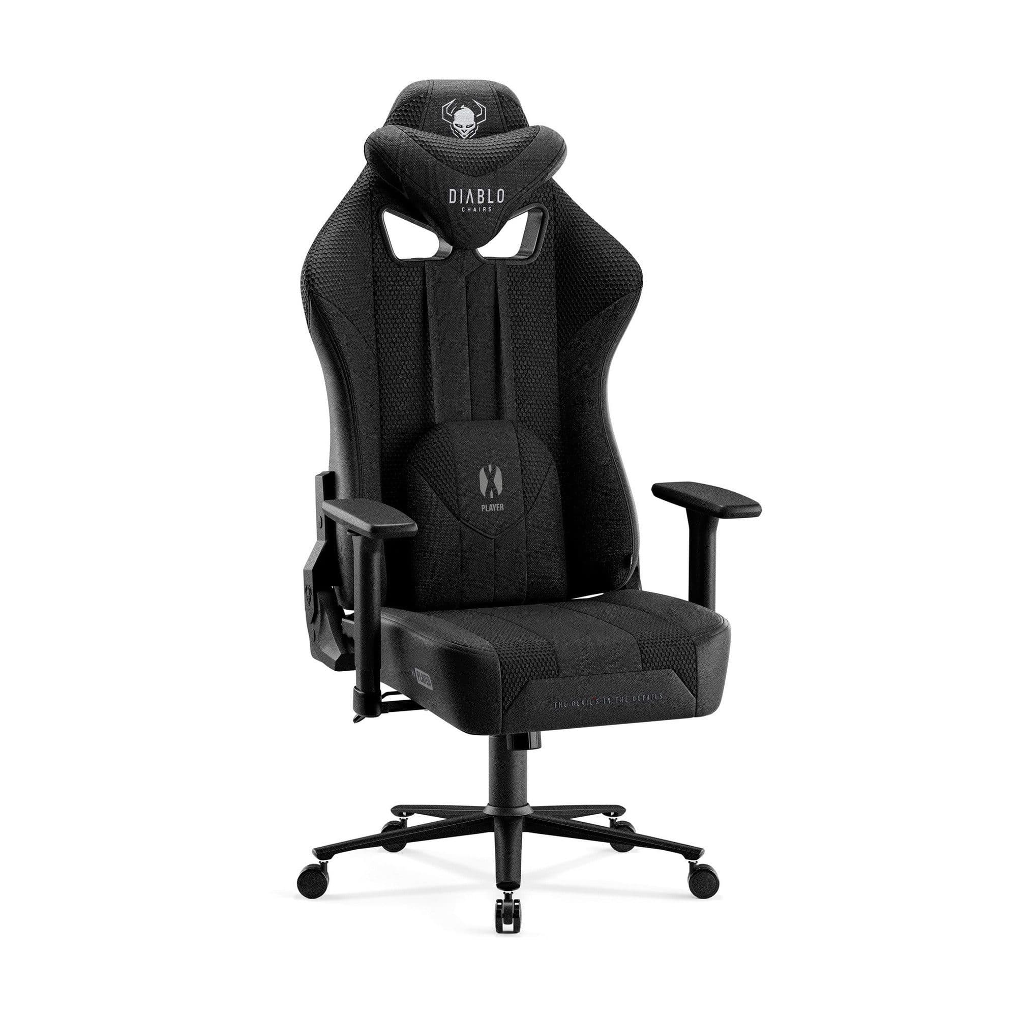 DIABLO CHAIRS Gaming-Stuhl X-Player 2.0 Schwarz TiltTech 3D-Armlehnen - Bild 2