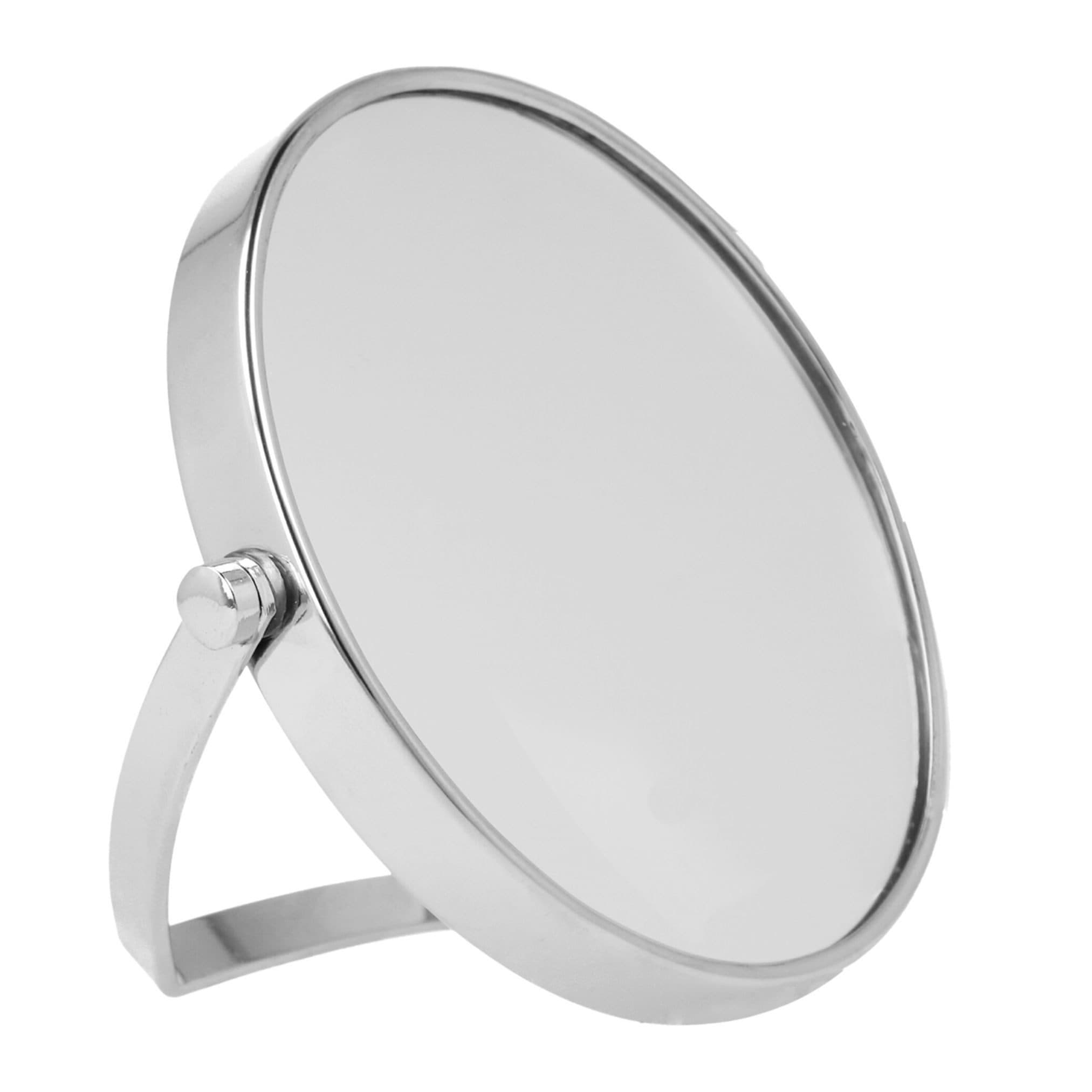 PARSA Beauty Standspiegel Essential Reise-Standspiegel 5-fach Vergrößerung Silber - Bild 2