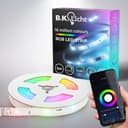 B.K.LICHT LED Stripe Wifi RGBIC 5m App Steuerung Weiß Bild 2