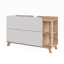 Vicco Waschbeckenunterschrank Karen Sonoma/Weiß 2 Schubladen Bild 2