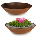 matches21 HOME & HOBBY Pflanzschale Rost-Optik 35 cm (2 St) Bild 2