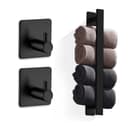 LIVINA HOME Handtuchhaken Set Schwarz Selbstklebend Edelstahl Bild 2