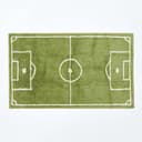 Homescapes Kinderteppich Fussballfeld 100% Baumwolle Bild 2