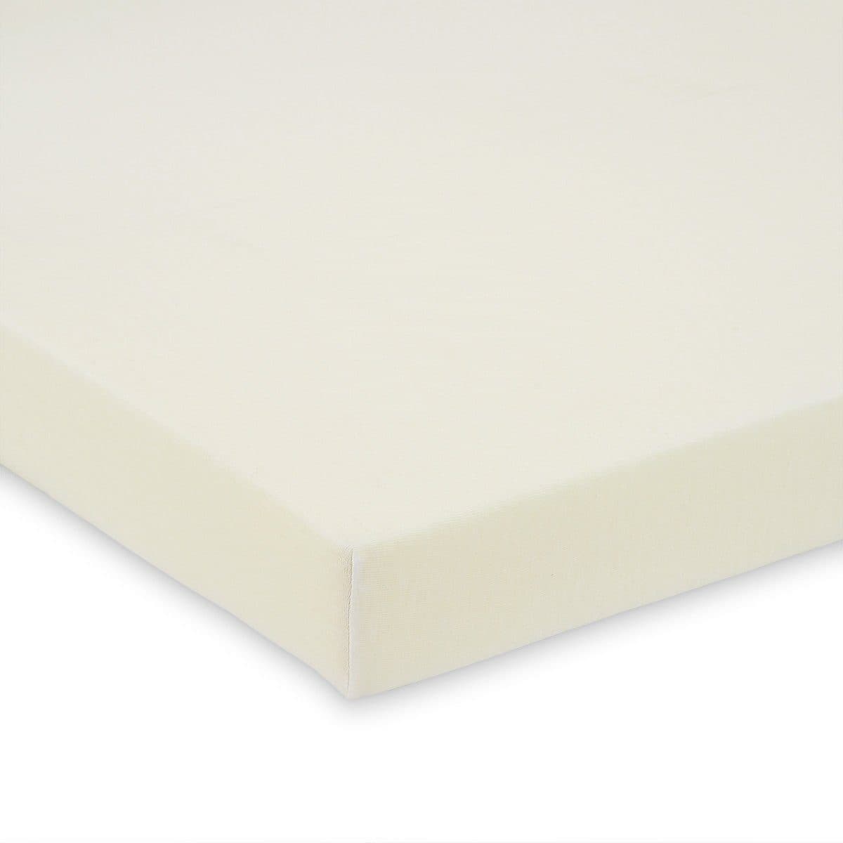 FabiMax Spannbettlaken für Laufgitter Jersey Bio Baumwolle Creme