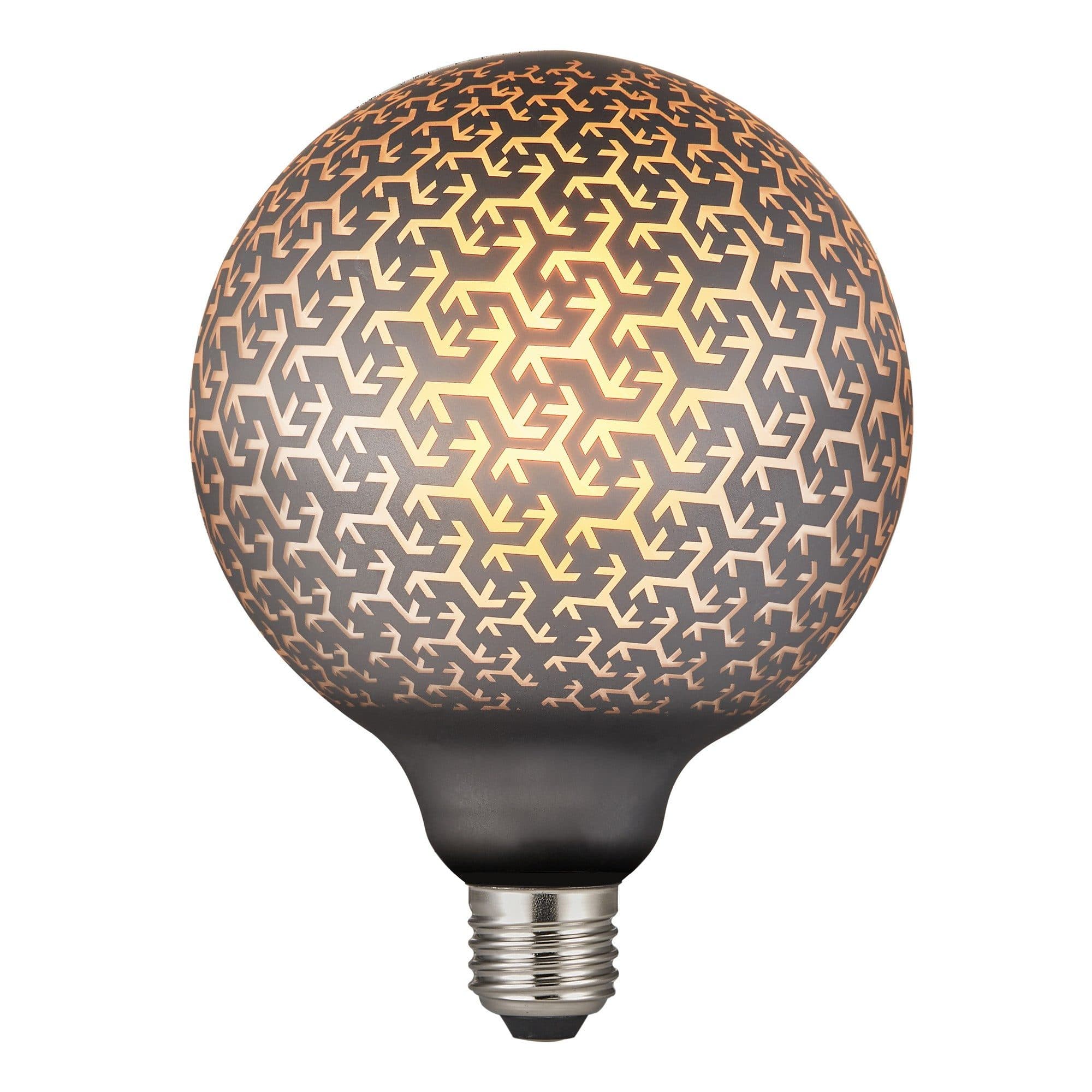 Nordlux Dimmbare LED-Globe Lampe Schwarz 1800K