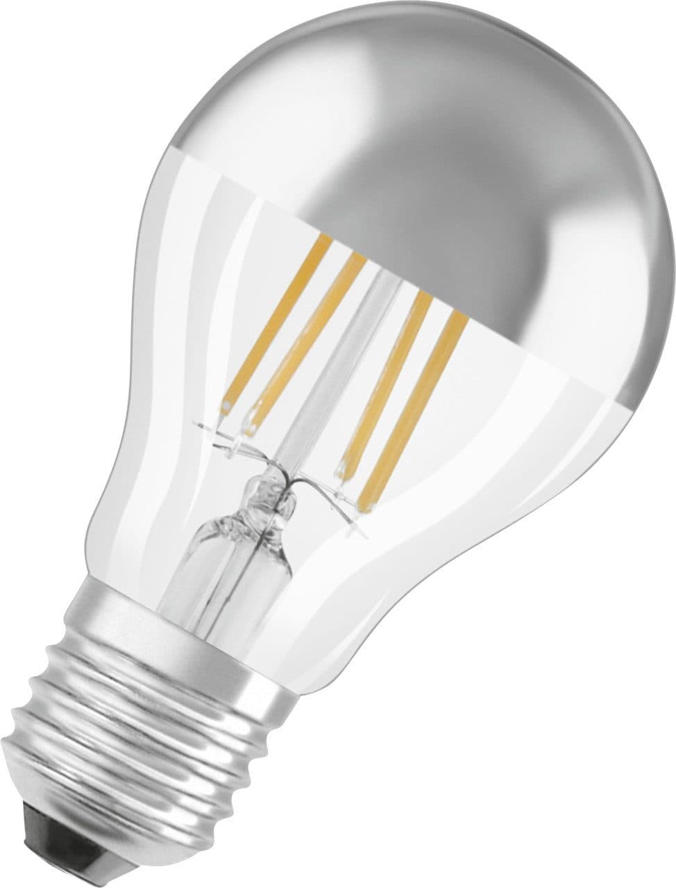 OSRAM LED-Lampe E27 6,5W Mirror silver 2.700K - Bild 2