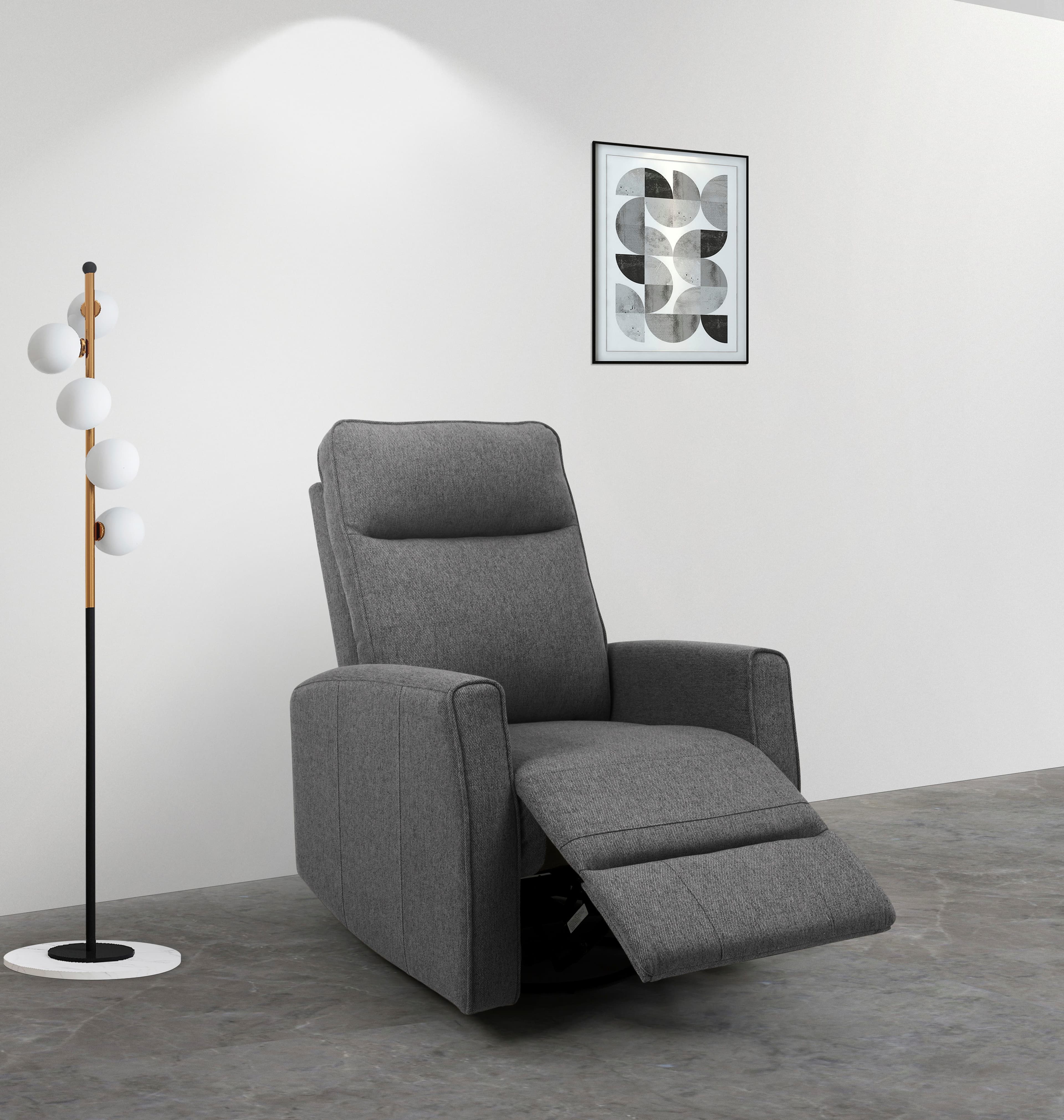 Relaxsessel OTTO HOME KAYLI mit Schaukel-, Dreh- und Liegefunktion, Anthrazit - Bild 2
