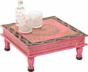Home Affaire Beistelltisch Bajo Handbemalt Bunt Pink Bild 2