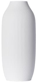 3D Vase Stella L 30cm Nachhaltige Bodenvase Weiß Modern Bild 2