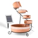Blumfeldt Empoli Kaskadenbrunnen Terrakotta Solar LED Bild 2